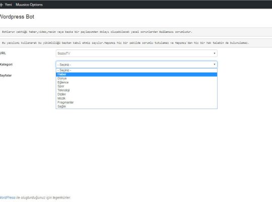 WordPress Botları