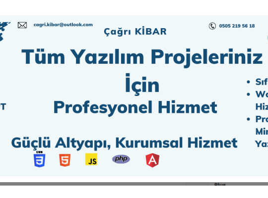 Yazılım Projelerini Uzmanına Bırakın !? Uygun Fiyat? Hızlı Teslimat