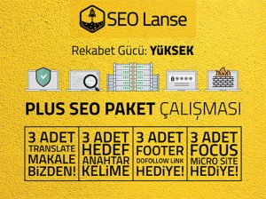 PLUS SEO Paket Çalışma Metodu Uygularım…