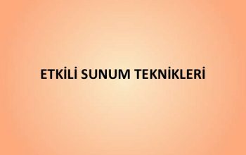 Sunum (RESİMLİ SESLİ VS.)