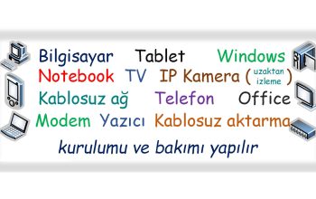 Bilgisayar ve ağ hakkında uzaktan destek verebilirim