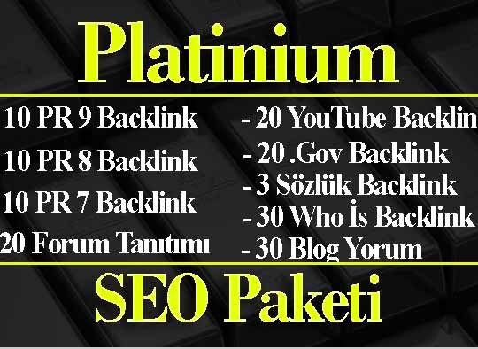 Platinum Paket ile Sıralama Derdiniz Kalmasın.