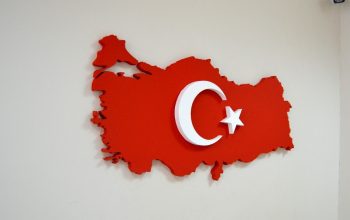 TÜRKİYE HARİTASI VE TÜRK BAYRAĞI CNC KESİM