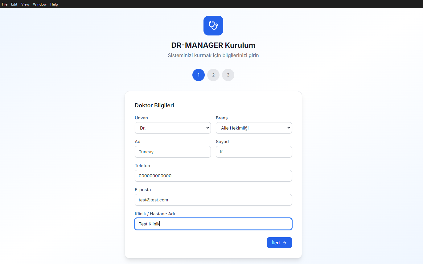Doktor & Hasta Yönetim Sistemi + SEKRETER PANELİ Senkronize (Masaüstü Windows Yazılım)