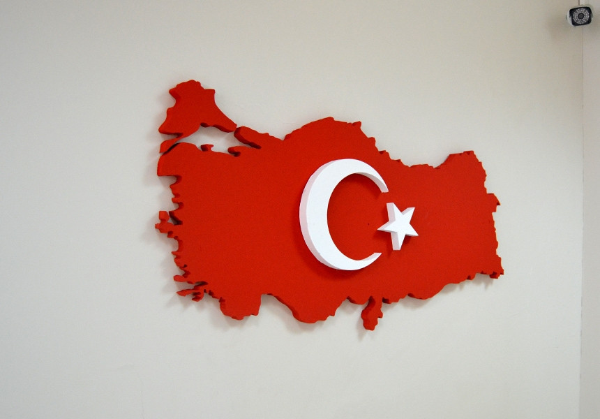 TÜRKİYE HARİTASI VE TÜRK BAYRAĞI CNC KESİM