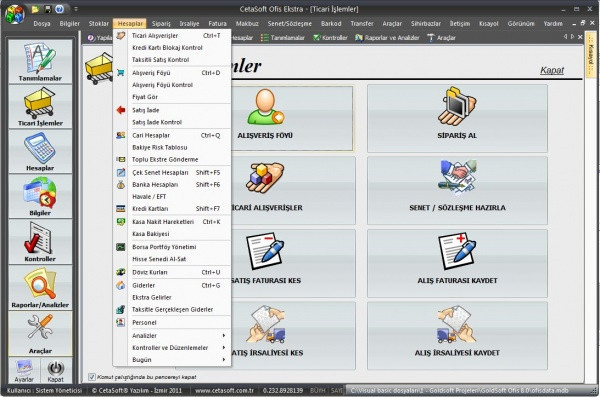 Sadece size ve kurumunuza ozel ticari yazilimlar yapiyoruz.
