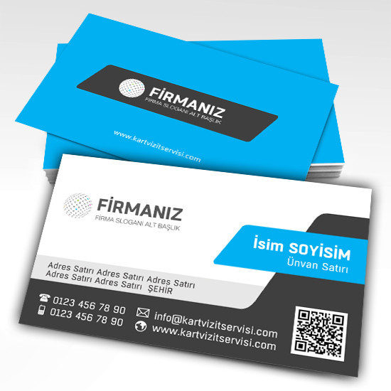 Isteğinize göre her türlü kartvizit tasarımınız yapılır.