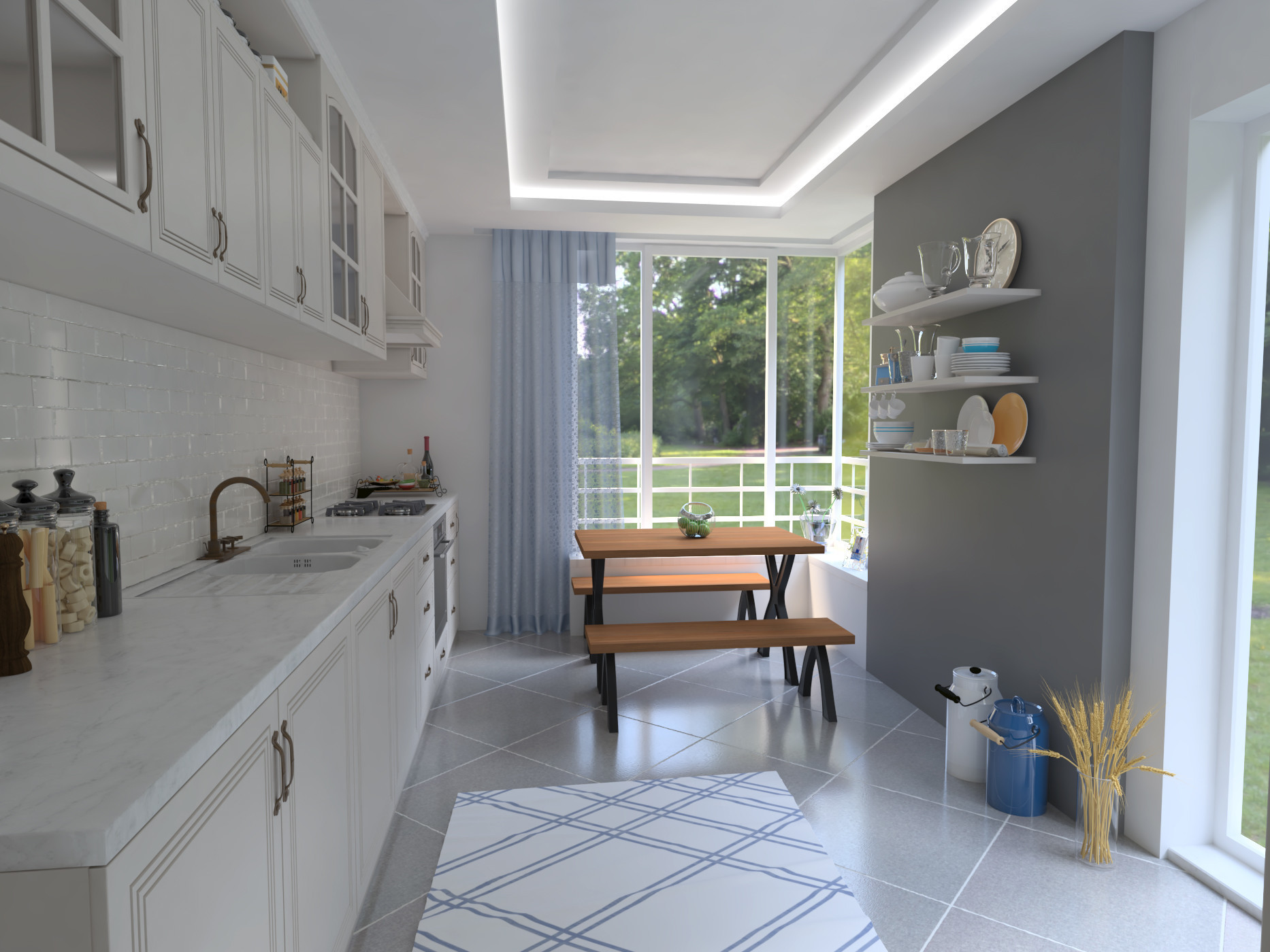 Mimari endüstriyel 3d görselleştirme