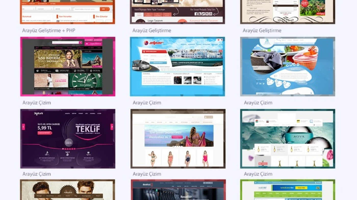 Hayalinizdeki web sitesini yapabilirim.
