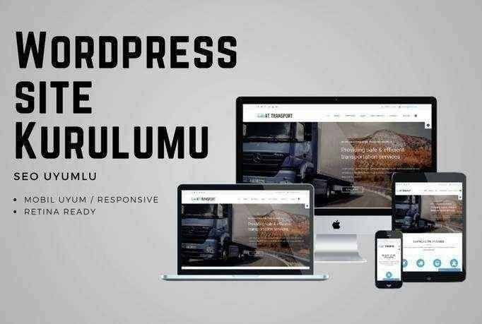 Size SEO Uyumlu Wordpress Web Sitesi kurabilirim
