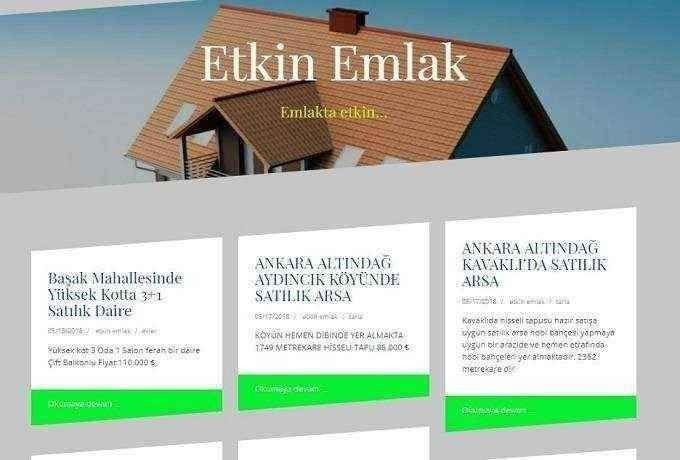 Wordpress site kurulumu ve içerik yönetimi