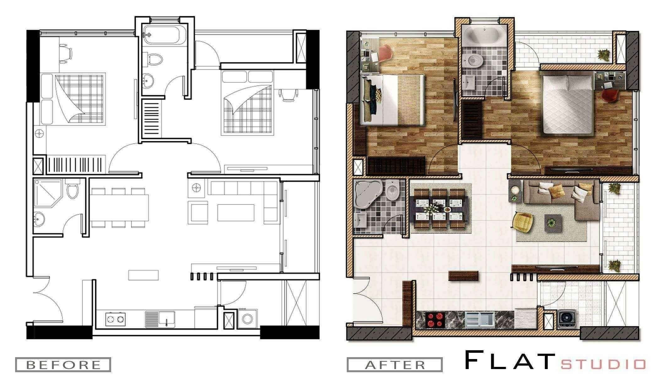 Autocad Çizimlerinizi Photoshop ile renklendirelim !
