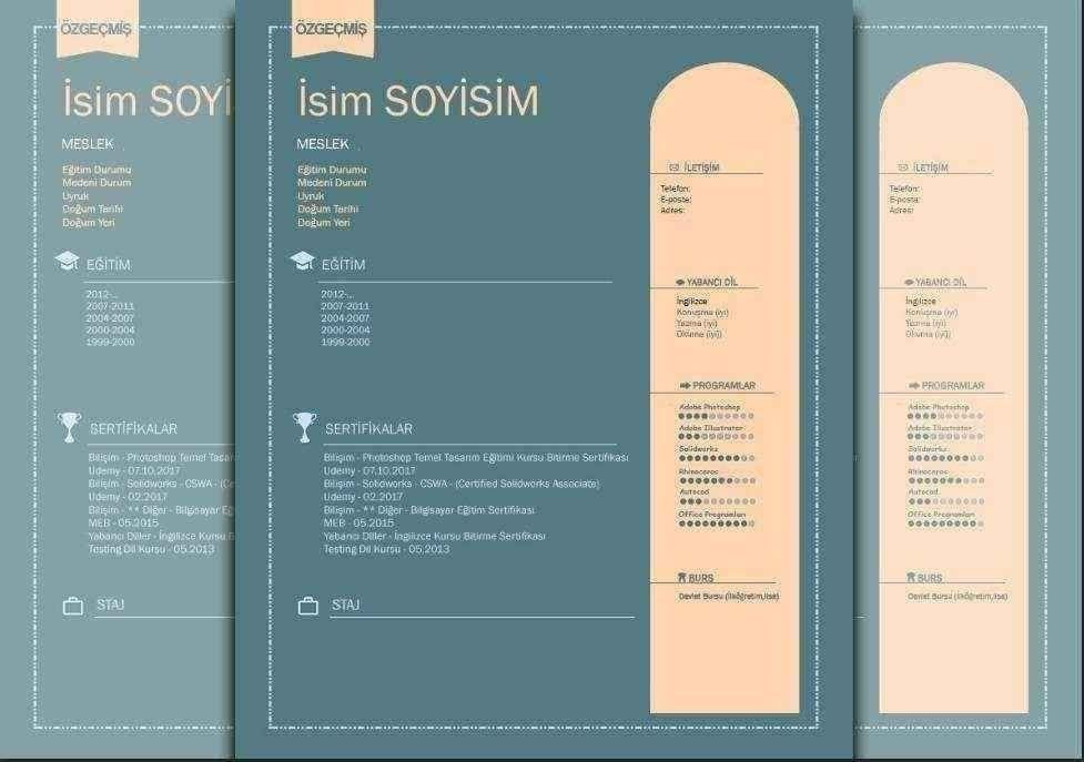 Ben, mesleğe özel CV tasarımı yaparım.