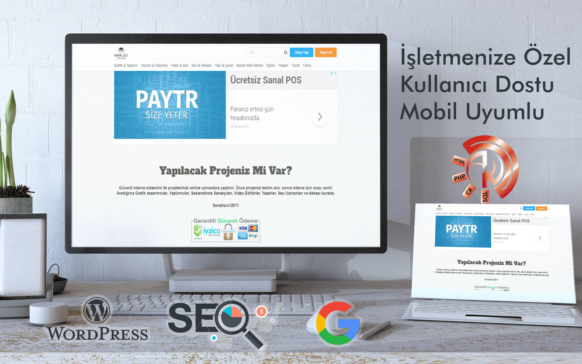 Size Uygun Wordpress Tasarım Paketiniz
