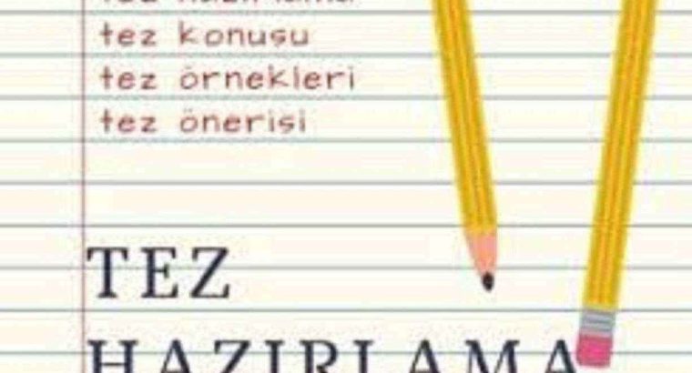 Bilgisayar Öğretmeninden 2 ayda beirtilen konuda tez yazma ve istatistik analizi