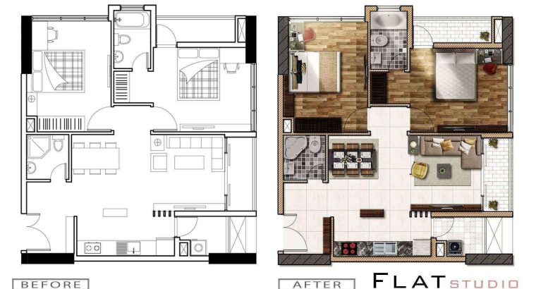 Autocad Çizimlerinizi Photoshop ile renklendirelim !