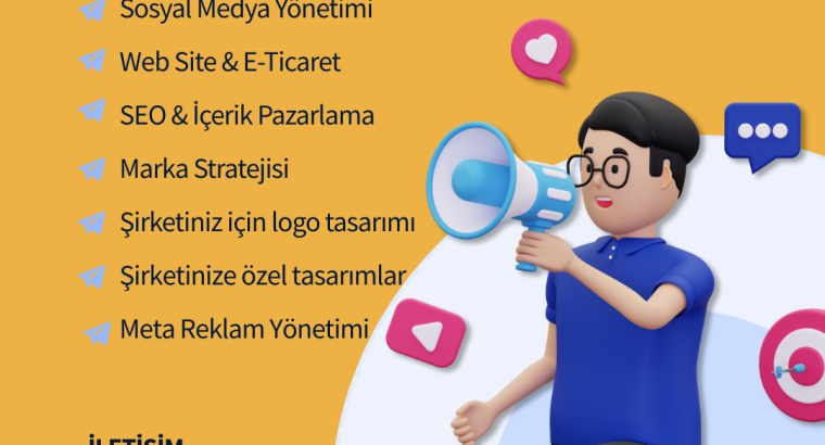 Sosyal Medyanızı yönetebilirim.