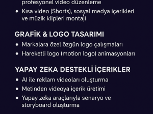 Video Düzenleme & Yapay Zeka Destekli İçerikler