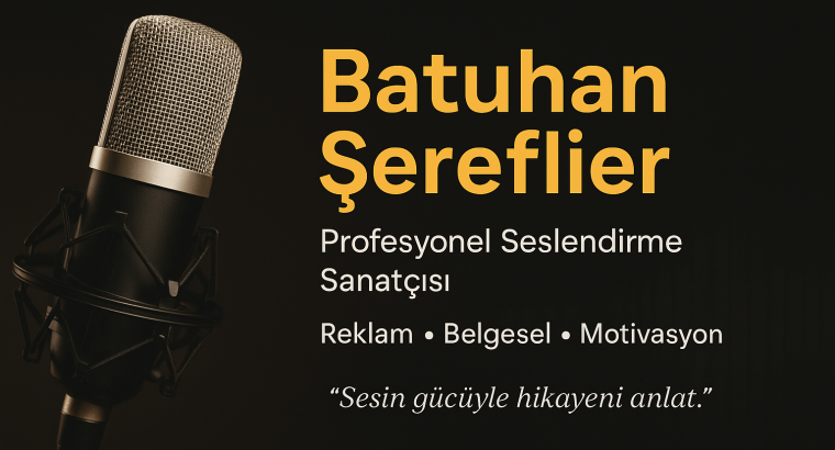 Profesyonel seslendirme hizmeti