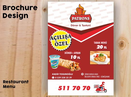 Firmanız için broşür ve katalog tasarlayabilirim