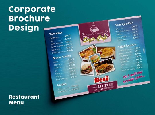 Firmanız için broşür ve katalog tasarlayabilirim
