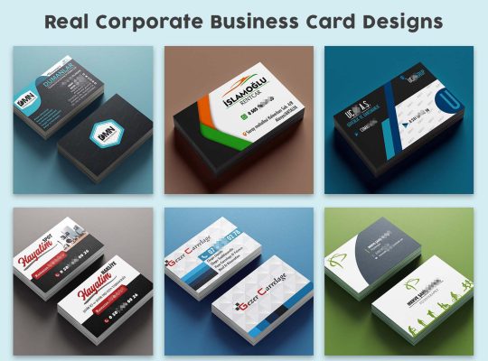 Sizin için göz alıcı kartvizit tasarımı yapabilirim